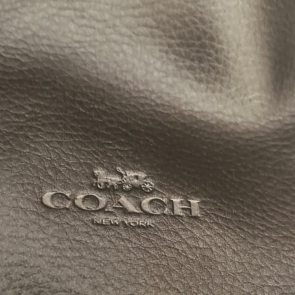 Coach Metallic and Brown Tote Bag - Picture 9 of 9